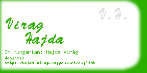 virag hajda business card