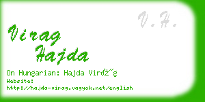virag hajda business card